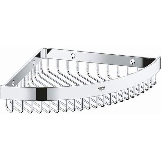 Raft de colt GROHE Selection Cube 40809000, 28.3cm, argintiu Raft de colt GROHE Selection Cube 40809000, 28.3cm, argintiu