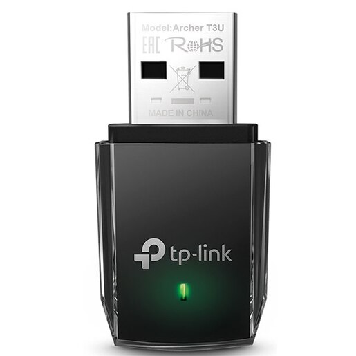 Adaptor USB Wireless TP-LINK Archer T3U AC1300, Dual-Band 400 + 867 Mbps, negru Adaptor USB Wireless TP-LINK Archer T3U AC1300, Dual-Band 400 + 867 Mbps, negru