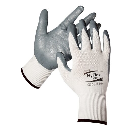 Manusi de protectie ANSELL HyFlex 11-800, nitril, marimea 9 Manusi de protectie ANSELL HyFlex 11-800, nitril, marimea 9