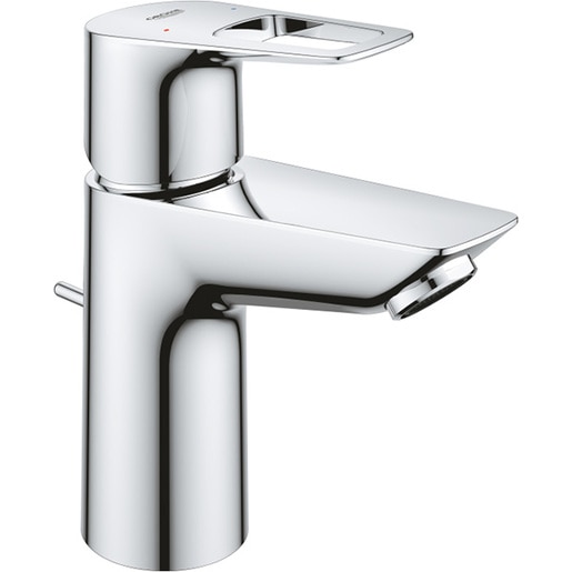 Baterie lavoar GROHE Bauloop 23335001, marimea S, alama, argintiu Baterie lavoar GROHE Bauloop 23335001, marimea S, alama, argintiu
