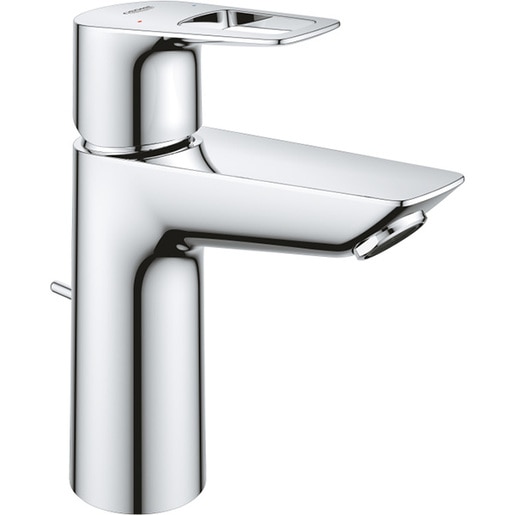 Baterie lavoar GROHE Bauloop 23762001, marimea M, alama, argintiu Baterie lavoar GROHE Bauloop 23762001, marimea M, alama, argintiu