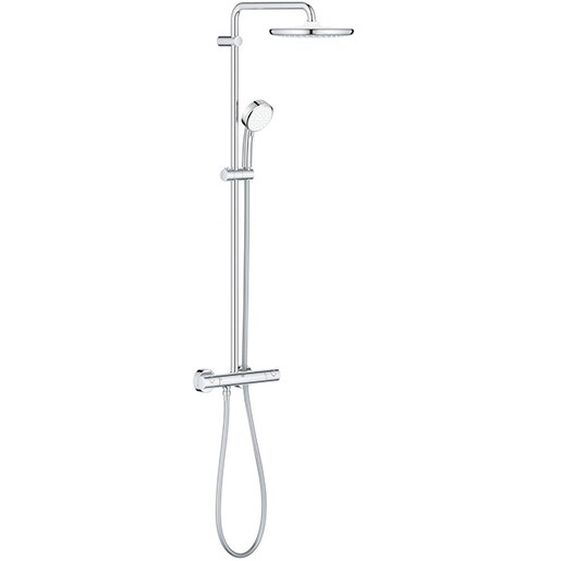 Sistem dus GROHE Tempesta Cosmopolitan 250 26670000, termostat, 2 functii, crom Sistem dus GROHE Tempesta Cosmopolitan 250 26670000, termostat, 2 functii, crom