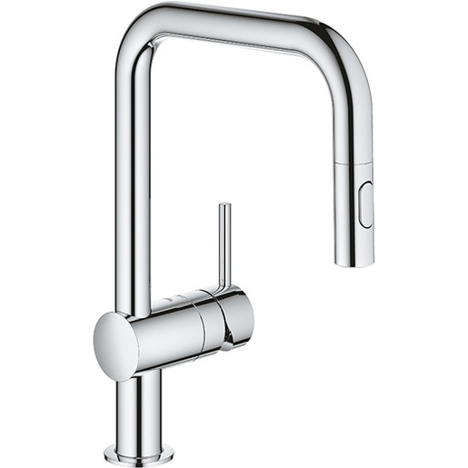 Baterie bucatarie GROHE Minta 32322002, tip C, alama, argintiu Baterie bucatarie GROHE Minta 32322002, tip C, alama, argintiu