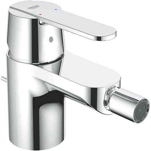 Baterie bideu GROHE Get 32885000, marimea S, metal, argintiu Baterie bideu GROHE Get 32885000, marimea S, metal, argintiu