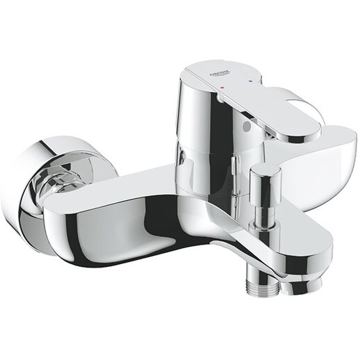 Baterie cada-dus GROHE Get 32887000, alama, argintiu Baterie cada-dus GROHE Get 32887000, alama, argintiu