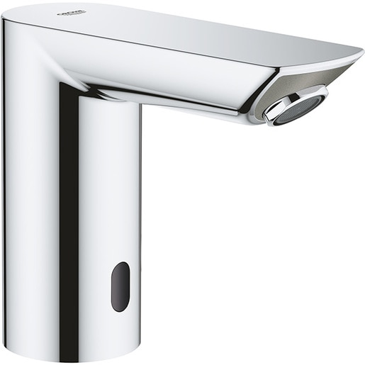 Baterie lavoar cu senzor infrarosu GROHE Bau Cosmopolitan E 36452000, baterie Litiu 6V, alama, argintiu Baterie lavoar cu senzor infrarosu GROHE Bau Cosmopolitan E 36452000, baterie Litiu 6V, alama, argintiu