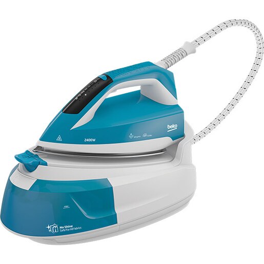 Statie de calcat BEKO SGA6124D, 2400W, 200g/min, 1l, talpa SteamXtra, alb-albastru Statie de calcat BEKO SGA6124D, 2400W, 200g/min, 1l, talpa SteamXtra, alb-albastru