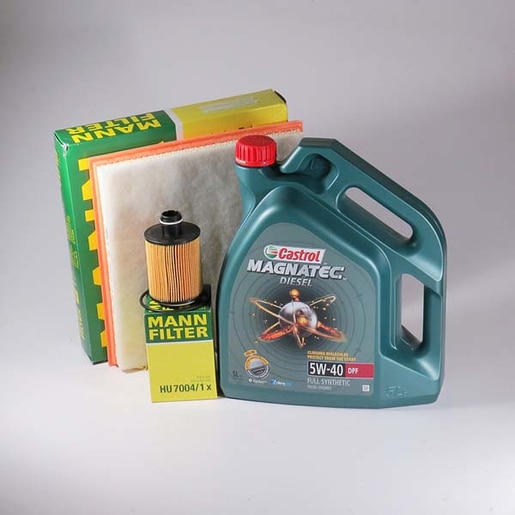 Kit schimb ulei CASTROL Magnatec Diesel 5W40, Opel Astra J 2.0 CDTI, 160-195CP, 2009-Prezent Kit schimb ulei CASTROL Magnatec Diesel 5W40, Opel Astra J 2.0 CDTI, 160-195CP, 2009-Prezent