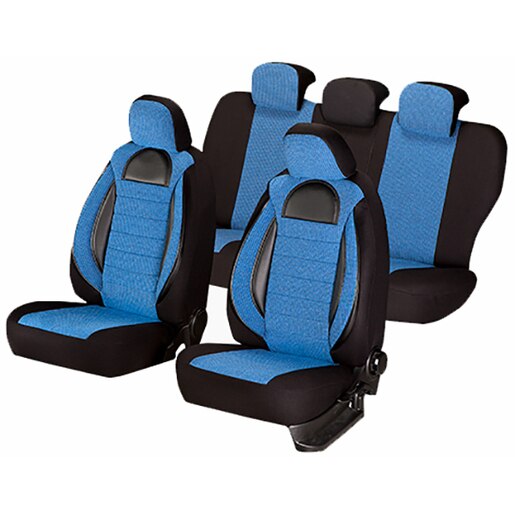 Set huse scaune UMBRELLA Racing 44491, albastru Set huse scaune UMBRELLA Racing 44491, albastru