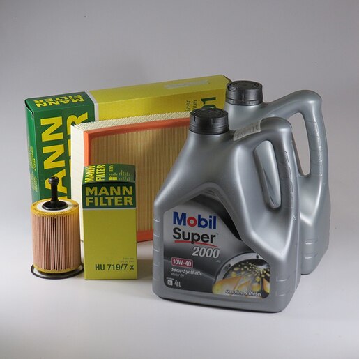 Kit schimb ulei MOBIL Super 2000 10W40, Volkswagen Transporter T5, 2.5 TDI, 130-174CP, 2003-2009 Kit schimb ulei MOBIL Super 2000 10W40, Volkswagen Transporter T5, 2.5 TDI, 130-174CP, 2003-2009