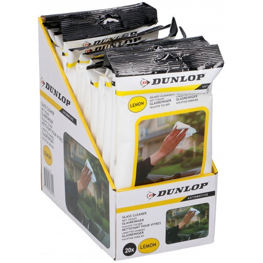 Servetele umede pentru curatat parbriz DUNLOP, 20 buc Servetele umede pentru curatat parbriz DUNLOP, 20 buc