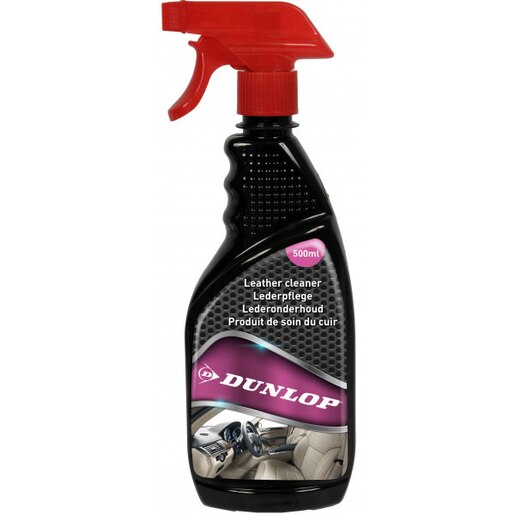 Solutie pentru suprafete din piele DUNLOP, cu pulverizator, 500ml Solutie pentru suprafete din piele DUNLOP, cu pulverizator, 500ml