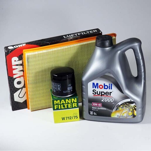 Kit schimb ulei MOBIL Super 2000 10W40, Opel Astra F 1.4, 60CP, 1991-2001 Kit schimb ulei MOBIL Super 2000 10W40, Opel Astra F 1.4, 60CP, 1991-2001