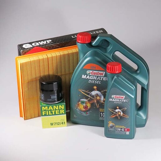 Kit schimb ulei CASTROL Magnatec Diesel 10W40, Opel Astra G 1.7 TD, 68CP, 1998-2001 Kit schimb ulei CASTROL Magnatec Diesel 10W40, Opel Astra G 1.7 TD, 68CP, 1998-2001