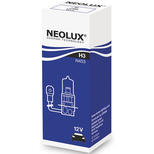 Bec Halogen NEOLUX N453, H3, 55W, 12V Bec Halogen NEOLUX N453, H3, 55W, 12V