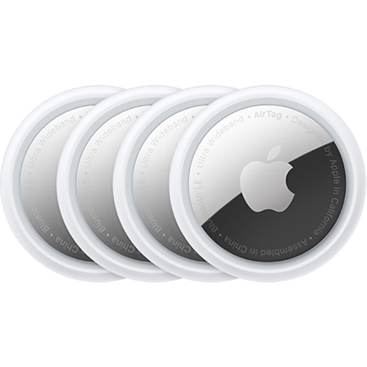 AirTag APPLE 4 Pack MX542ZM/A, argintiu-negru AirTag APPLE 4 Pack MX542ZM/A, argintiu-negru