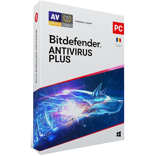 Antivirus BITDEFENDER Antivirus Plus, 1 an, 1 PC, Retail Antivirus BITDEFENDER Antivirus Plus, 1 an, 1 PC, Retail