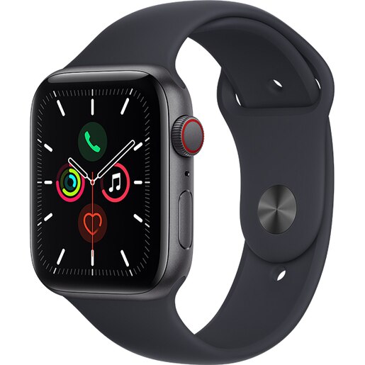 APPLE Watch SE (v2) GPS + Cellular, 44mm Space Grey Aluminium Case, Midnight Sport Band APPLE Watch SE (v2) GPS + Cellular, 44mm Space Grey Aluminium Case, Midnight Sport Band
