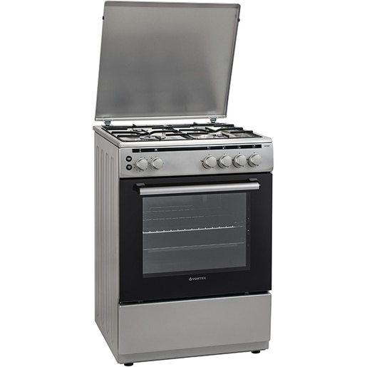 Aragaz VORTEX VO1802, 4 arzatoare, Gaz, L 60 cm, Grill, inox Aragaz VORTEX VO1802, 4 arzatoare, Gaz, L 60 cm, Grill, inox