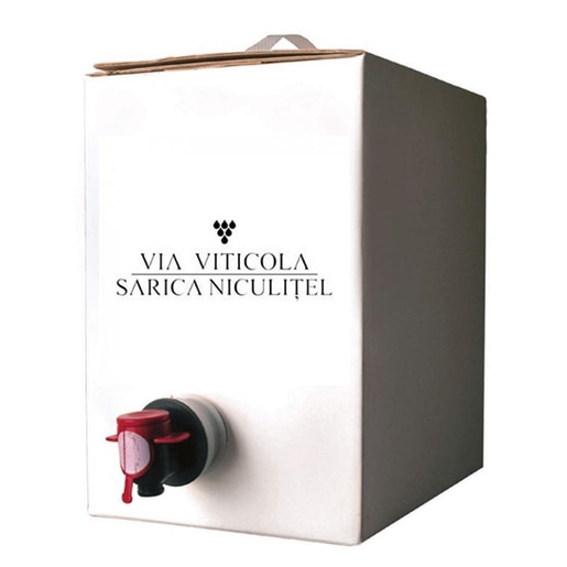 Vin alb sec Via Viticola Sarica Niculitel Premium ALG 100, 10L, Bag in Box Vin alb sec Via Viticola Sarica Niculitel Premium ALG 100, 10L, Bag in Box