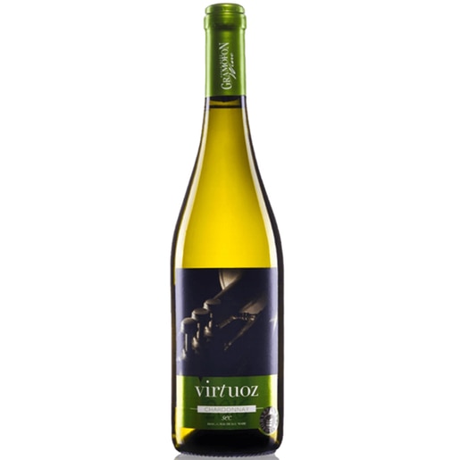Vin alb sec Gramofon Wine Virtuoz Chardonnay, 0.75L Vin alb sec Gramofon Wine Virtuoz Chardonnay, 0.75L