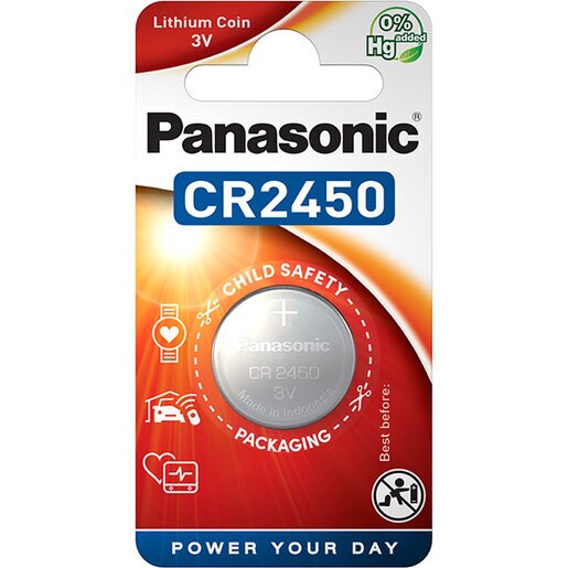 Baterie PANASONIC Lithium Coin CR-2450EL Baterie PANASONIC Lithium Coin CR-2450EL