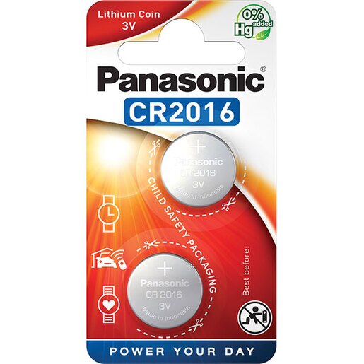 Baterii PANASONIC Lithium Coin CR-2016L, 2 bucati Baterii PANASONIC Lithium Coin CR-2016L, 2 bucati