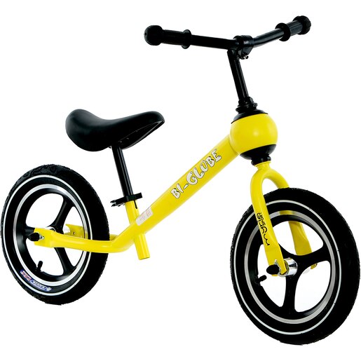 Bicicleta copii fara pedale MYRIA MY7211 Bi-Globe, roata 12", galben Bicicleta copii fara pedale MYRIA MY7211 Bi-Globe, roata 12", galben