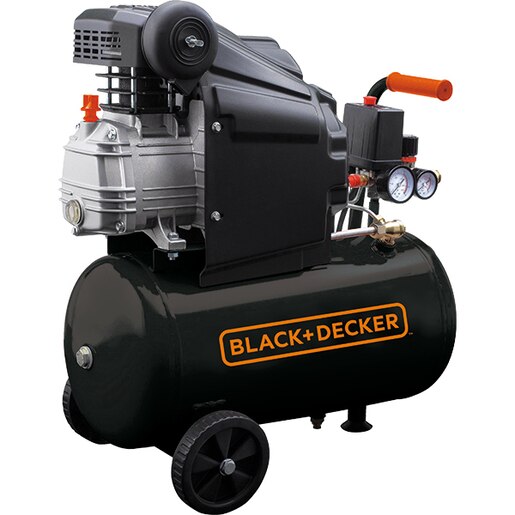Compresor aer BLACK & DECKER BD 205/24, Electric, cu ulei, 24 litri, 2CP, 8 Bar Compresor aer BLACK & DECKER BD 205/24, Electric, cu ulei, 24 litri, 2CP, 8 Bar