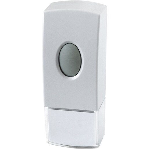 Buton sonerie wireless HOME DBP 01, 200m, alb Buton sonerie wireless HOME DBP 01, 200m, alb