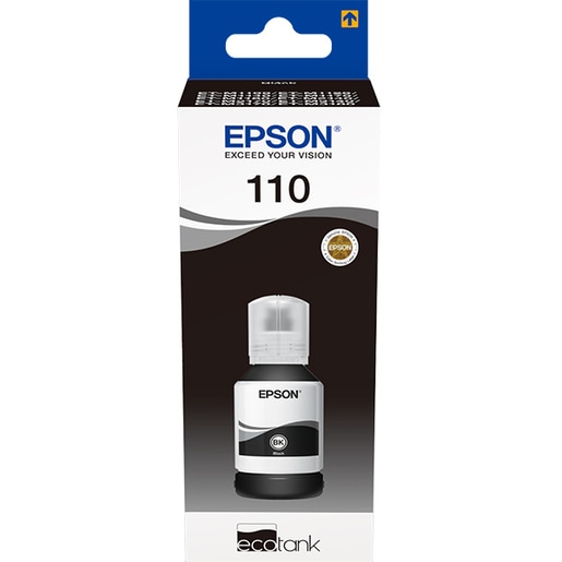 Cerneala originala EPSON 110 EcoTank C13T03P14A, negru Cerneala originala EPSON 110 EcoTank C13T03P14A, negru