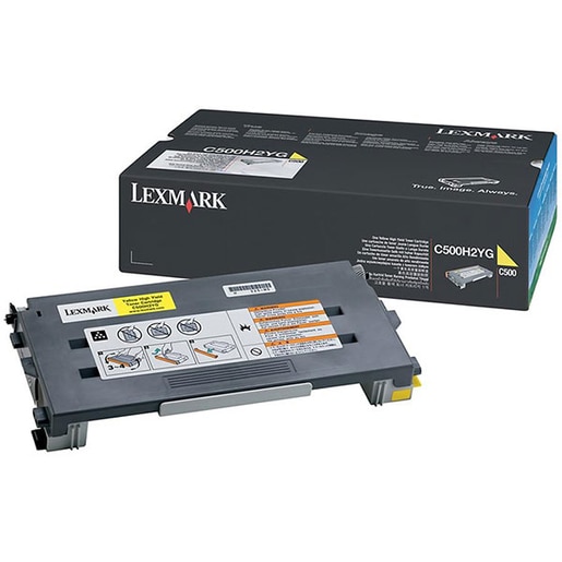 Toner original LEXMARK C500H2YG, galben Toner original LEXMARK C500H2YG, galben