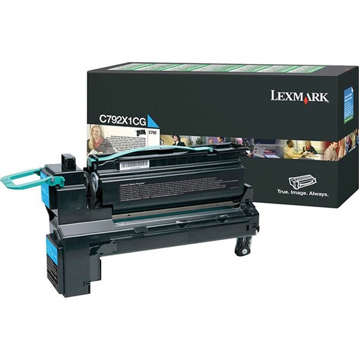 Toner original LEXMARK XXL C792X1CG C792 Return Program, cyan Toner original LEXMARK XXL C792X1CG C792 Return Program, cyan