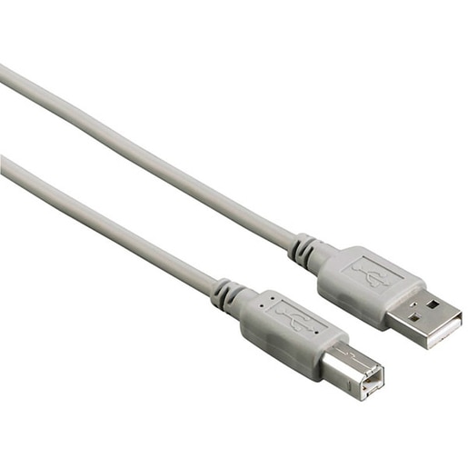 Cablu USB A - USB B HAMA 200900, 1.5m, gri Cablu USB A - USB B HAMA 200900, 1.5m, gri