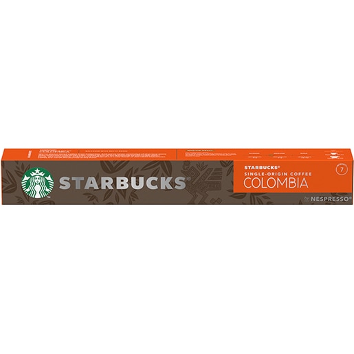 Capsule cafea STARBUCKS Single-Origin Colombia, compatibile Nespresso, 10 capsule, 57g Capsule cafea STARBUCKS Single-Origin Colombia, compatibile Nespresso, 10 capsule, 57g