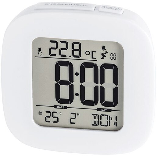 Ceas cu alarma HAMA RC 45, DCF radio, alb Ceas cu alarma HAMA RC 45, DCF radio, alb