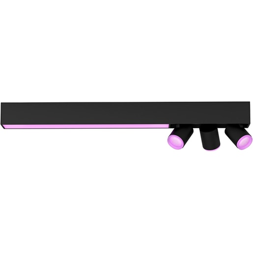 Plafoniera LED Smart PHILIPS Hue 8718696175996, 53.1W, 3650lm, Wi-Fi, RGB, negru Plafoniera LED Smart PHILIPS Hue 8718696175996, 53.1W, 3650lm, Wi-Fi, RGB, negru