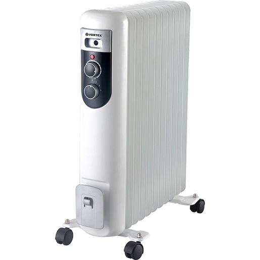Calorifer electric VORTEX VO4220, 9 elementi, 3 trepte putere, 2000W, alb-negru Calorifer electric VORTEX VO4220, 9 elementi, 3 trepte putere, 2000W, alb-negru
