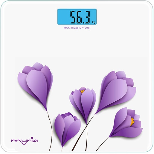 Cantar corporal MYRIA MY4806WH, 150kg, electronic, sticla securizata, alb Cantar corporal MYRIA MY4806WH, 150kg, electronic, sticla securizata, alb