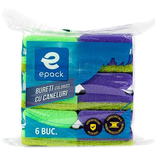 Burete de vase EPACK 010793, 6 bucati Burete de vase EPACK 010793, 6 bucati