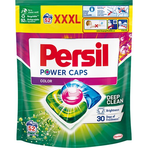 Detergent capsule PERSIL Power Caps Color, 52 spalari Detergent capsule PERSIL Power Caps Color, 52 spalari