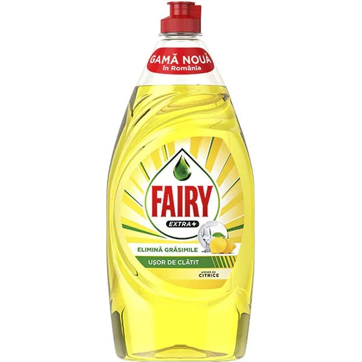 Detergent de vase FAIRY Extra+ Citrice, 900 ml Detergent de vase FAIRY Extra+ Citrice, 900 ml