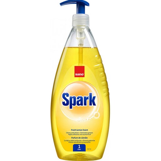 Detergent de vase SANO Spark, Lamaie, 1 l Detergent de vase SANO Spark, Lamaie, 1 l