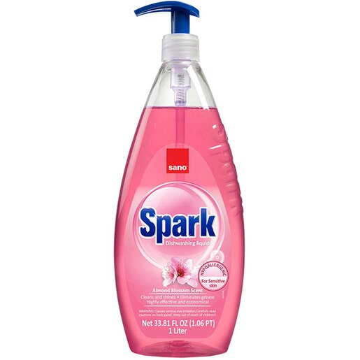 Detergent de vase SANO Spark, Migdale, 1 l Detergent de vase SANO Spark, Migdale, 1 l