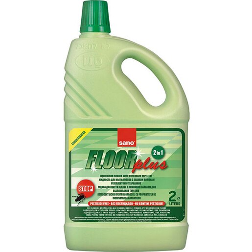 Detergent insecticid pentru pardoseli SANO Floor Plus, 2 l Detergent insecticid pentru pardoseli SANO Floor Plus, 2 l