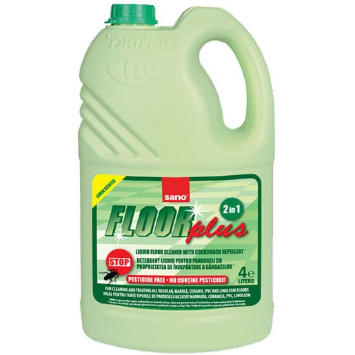 Detergent insecticid pentru pardoseli SANO Floor Plus, 4 l Detergent insecticid pentru pardoseli SANO Floor Plus, 4 l
