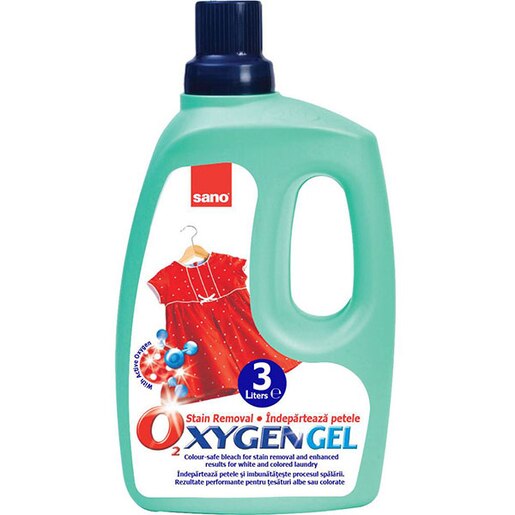 Solutie pentru curatat pete SANO Oxygen, 3l Solutie pentru curatat pete SANO Oxygen, 3l