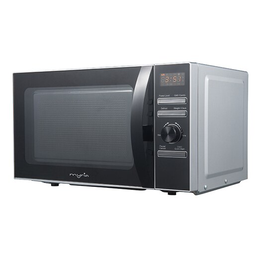 Cuptor microunde cu grill MYRIA MY4402SVG, 20l, 700W, argintiu-negru Cuptor microunde cu grill MYRIA MY4402SVG, 20l, 700W, argintiu-negru