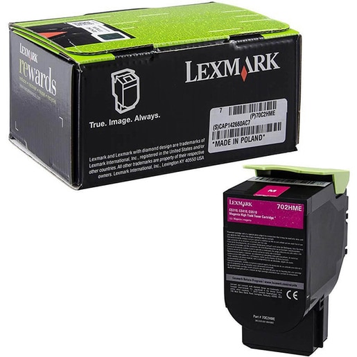 Toner original LEXMARK 702HME 70C2HME Corporate, magenta Toner original LEXMARK 702HME 70C2HME Corporate, magenta