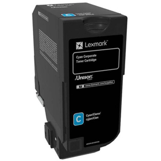 Toner original LEXMARK 74C20CE Corporate, cyan Toner original LEXMARK 74C20CE Corporate, cyan